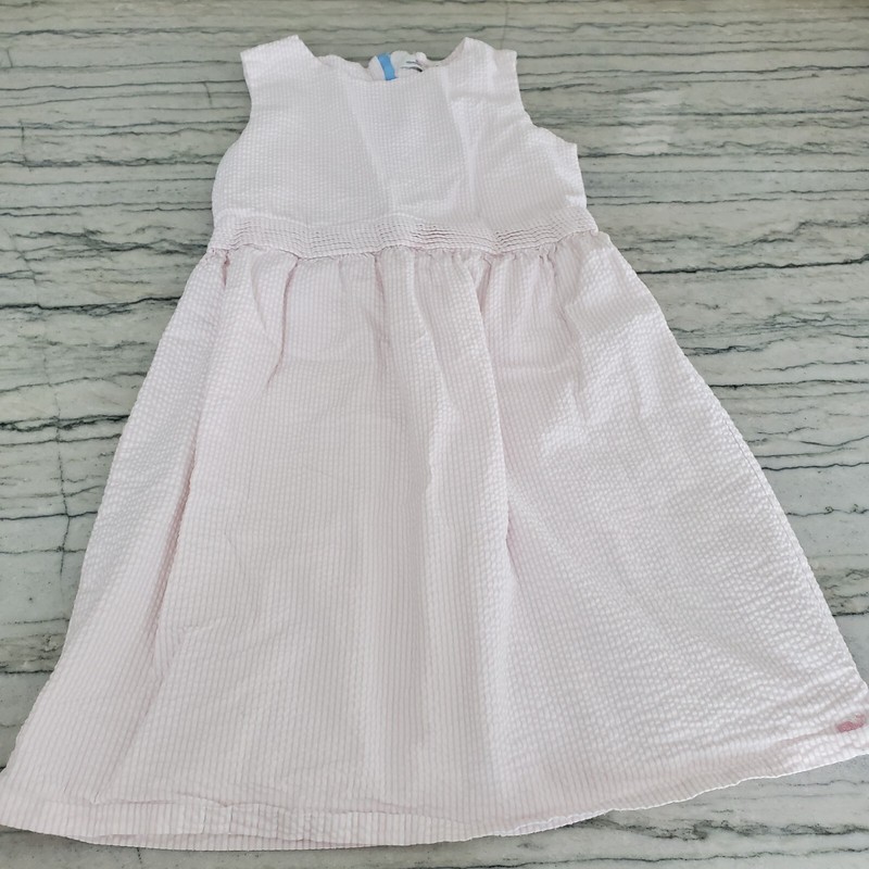 Vineyard Vines Girls Pink and White Seersucker Dress Size 14