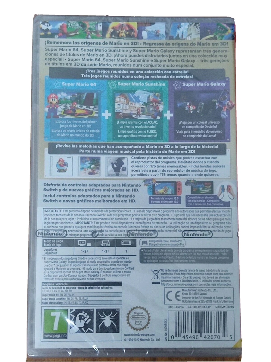 Super mario 3d all stars europe outlet