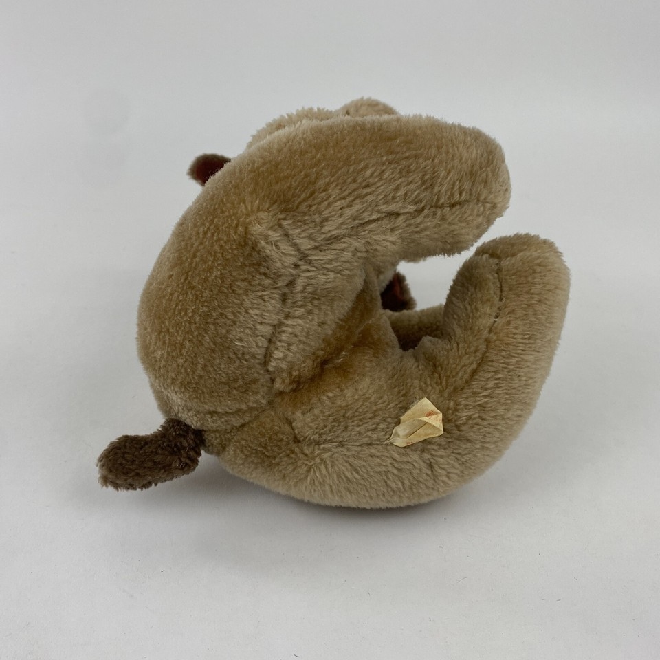 Vintage 1986 Hush Puppy Raffoler Dog Plush Stuffed Animal Toy Wrinkles