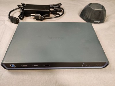 Biamp Devio SCR-25C conferencing hub & DTM-1 Microphone Bundle for Zoom