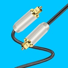 Brand NEW 1x6 Foot Digital Fiber Optic Audio Cable SPDIF TosLink fits TV DVD AMP