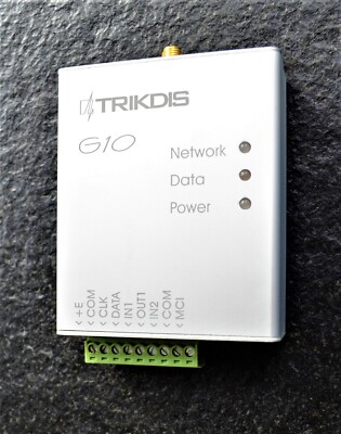TRIKDIS G10 GSM Modul übermittelt über GPRS, CSD Verbindung oder mit SMS Antenna