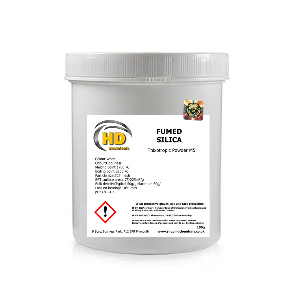 Fumed Silica GRP Epoxy Resin Filler Powder 100g Tub Thixotropic M5 Free UK PP