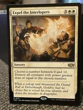 Expel the Interlopers NM/M Unspecified Set MTG Magic Card EDH White Rare