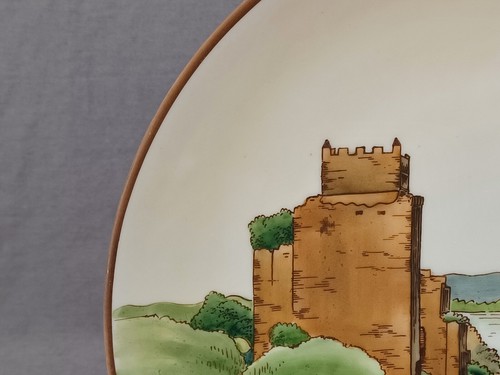Nippon Morimura Hand Painted Castle Landscape 10 1/8 Inch Plate C. 1911-1921 - Picture 7 of 11