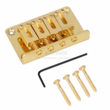4 String Fixed Hardtail Bridge For Mandolin Ukulele Cigar Box Guitar
