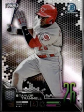 2019 Bowman Chrome Top 100 Taylor Trammell Cincinnati Reds #BTP26 