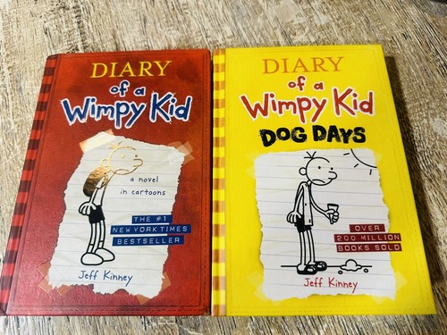 Diary of a Wimpy Kid # 4 - Dog Days & A Novel by Jeff Kinney (2009, Hardcover)