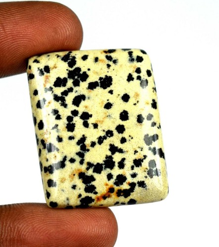 Cabochon naturale diaspro dalmata messicano guarigione miscela pietre portafortuna certificato - Foto 28 di 44