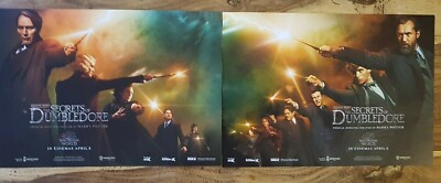 20 x Cineworld Phantastische Tierwesen Geheimnisse von Dumbledore A4 Poster Set. Harry Potte