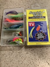 Lakeside Lures Squid Spin Convertible-Tackle Box in Your Pocket-NOS
