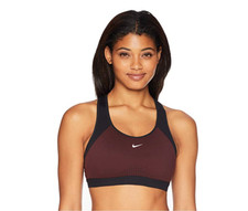 Nike L5728 Women's Burgandy Motion Adapt High Support Sports Bra Size S