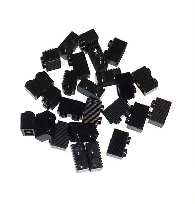 LEGO Classic 3-Buck Bag 1x2 Bricks w/ Grill 25-Pcs Black