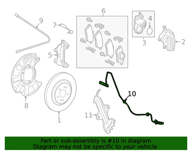 NEU MERCEDES-BENZS KLASSE HECK LINKER ABS-RADDREHZAHLSENSOR  