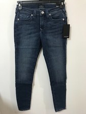 True Religion Halle Women's Size 28 Blue Mid Rise Super-Skinny Jeans 159 NWT