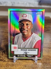 2021 Topps Chrome Platinum Reggie Sanders Refractor #581 Reds Short Print