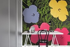 3D Andy Warhol Floral Wallpaper Wall Mural Removable Self-adhesive 1177