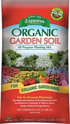 Espoma All-Purpose Garden Soil Planting Mix for Planting & Transplanting, 1cu ft