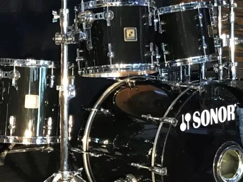 SONOR DELITE SERIES BLACK SPARKLE 4 PIEZAS SHELL PACK EXCELENTE ESTADO! Foto 2 de 2