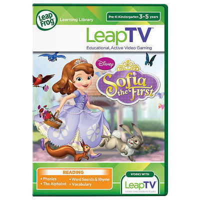 LeapFrog LeapTV Video Game Disney Sofia the First (New) Reading Educational