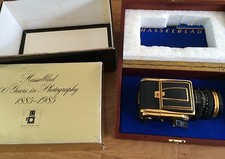 Vintage HASSELBLAD 2000FC/M GOLD 100 YEARS IN PHOTOGRAPHY Gold/black Med Format