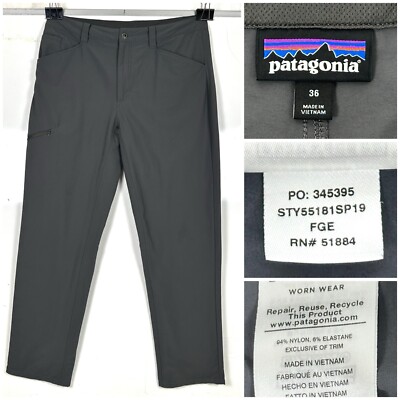 patagonia グレー カジュアルパンツ 00s patagoniaパタゴニア オーガニックコットン キャンバス