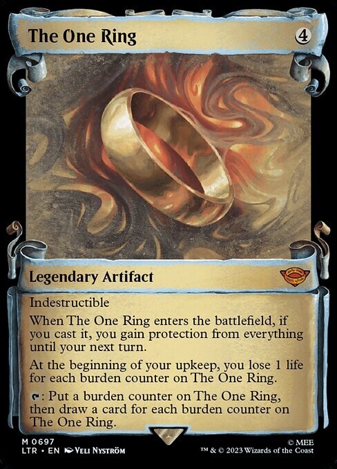 RARE The One Ring Showcase Scroll Non-Foil #697 | LTR The RARE The One Ring Showcase Scroll Non-Foil #697 | LTR The