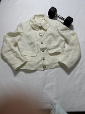 F&f White Jacket Size 14 B284
