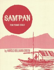 SAMPAN Early Grade  PIANO SOLO by Harold Bellman Green Sheet Music