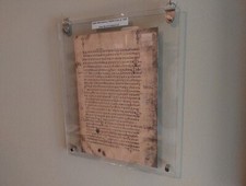 Codex IVA 2125 Hoja Acrílico Exhibición Tetragrámaton Nomina Sacra Watchtower