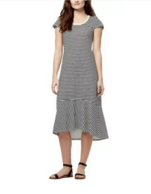 New Colorful Striped Short-Sleeved Dress New Colorful Striped Short-Sleeved Dress