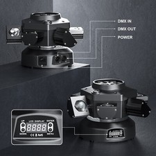 6 Arms Bee Eye Stage Moving Head Light DMX RGBW LED DJ Disco Party Beam Lighting