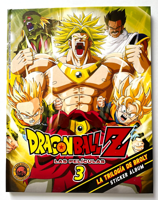 ALBUM DRAGON BALL Z Movies Vol 3 Hardcover + Full Set Sticker PERU