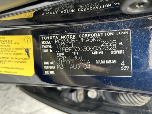 Lexus ES300 Right Head Light MCV30 08/2004-12/2005 - Picture 9 of 9