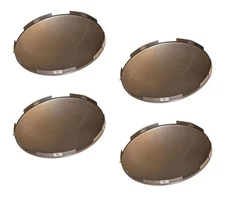 4PK 2.250"H Front Hub Cap Cover or Semi Truck 5 Notches Replace MW1285BK