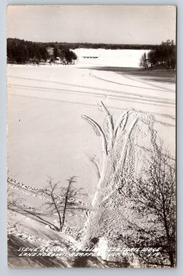 RPPC Birchwood Lodge Lake Nokomis Heafford Jct Wisconsin Winter Snow Ski Tracks