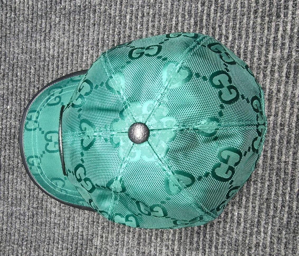 Gucci Monogram Off The Grid Adjustable Baseball Cap Econyl Leather image 6