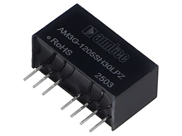 AM3G-1205SH30LPZ Wandler: Dc/Dc 3W Ueing: 9-18VDC Uausg: 5VDC Ieing: 314Ma SIP8-image