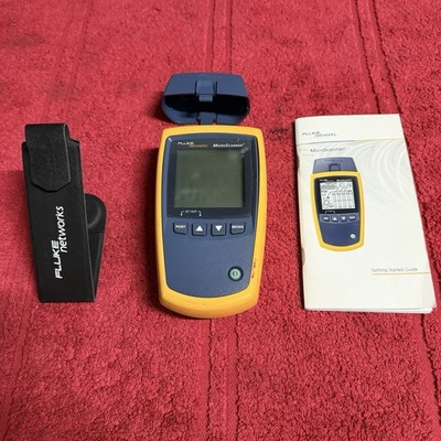 Fluke Networks MicroScanner2 Cable Verifier Used No Case