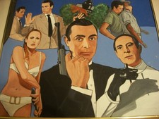 Dr. No   James Bond  an  original painting