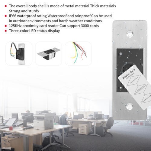 RFID Fingerabdruck Zugangskontrolle Türöffner Zugangssystem Zutrittskontrolle - - Bild 12 von 12