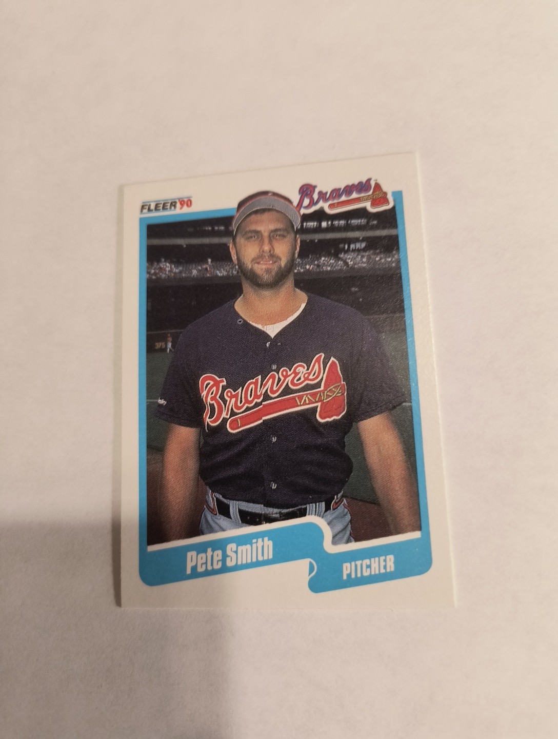 PETE SMITH 1990 FLEER #594 FREE SHIPPING