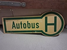 Haltestellenschild Autobus, Berlin