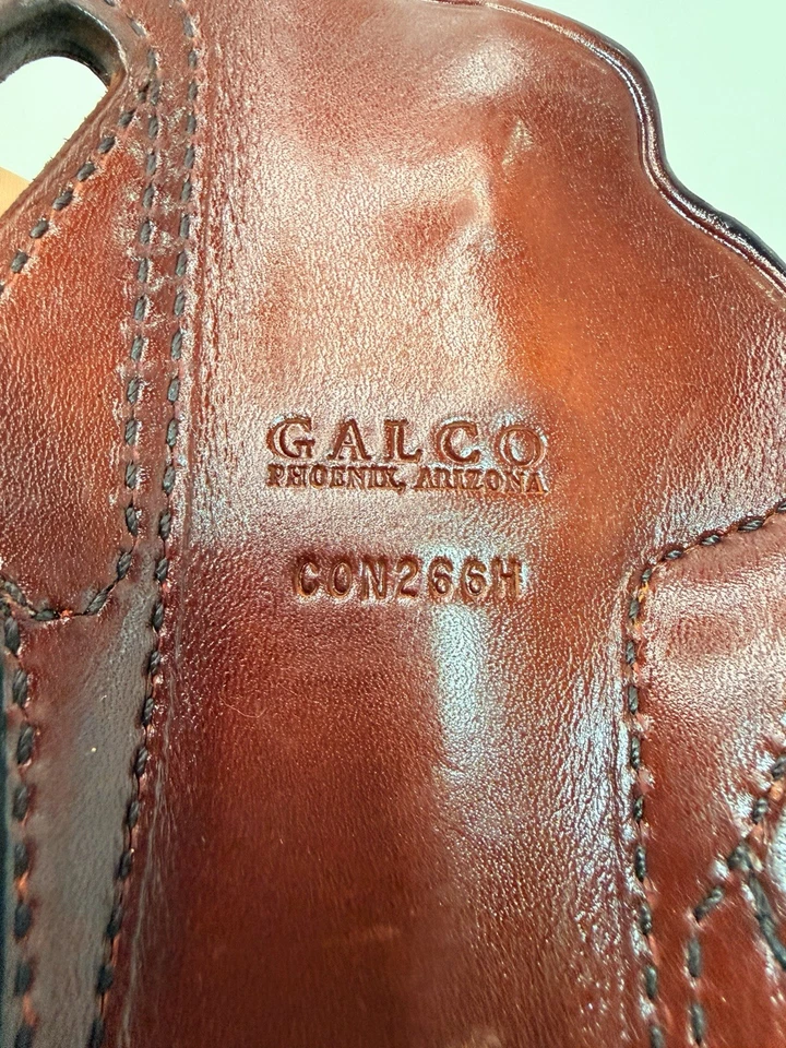 Funda Cinturón Cuero Galco CON266H Marrón - Mano Derecha OWB Foto 3 de 4