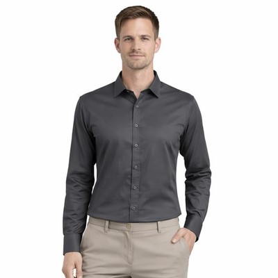 Devon & Jones Men s CrownLux Performance Plaited Short Sleeved Shirt