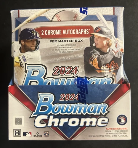 2024 Bowman Chrome Baseball Hobby Box - Factory Sealed