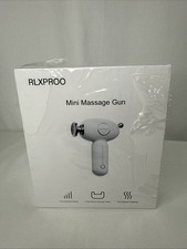 Mini Massage Gun 4 Adjustable Speeds, 3 Silicone Massage Heads, And 2 Speed Heat