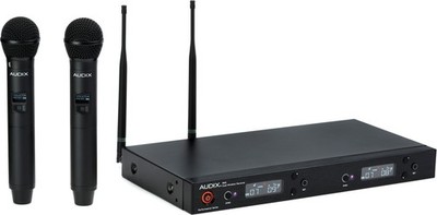 Audix AP42 OM2 Dual Handheld Wireless Microphone System- A Band