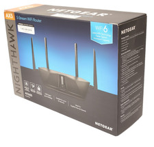 NETGEAR Nighthawk AX5 AX3600 RAX41 4 Port 5-Stream WiFi 6 Router Open Box Unit