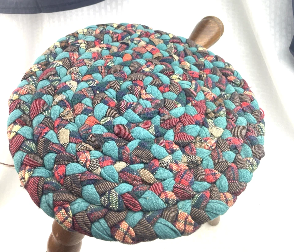 Taburete de ordeño/reposapiés El Segundo California MCM 79#240 años 60 con mango de 3 patas Foto 2 de 4